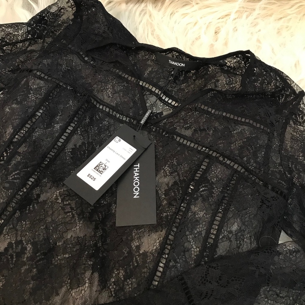 THAKOON Lace Long Sleeve Top/Dress - Picture 2 of 7